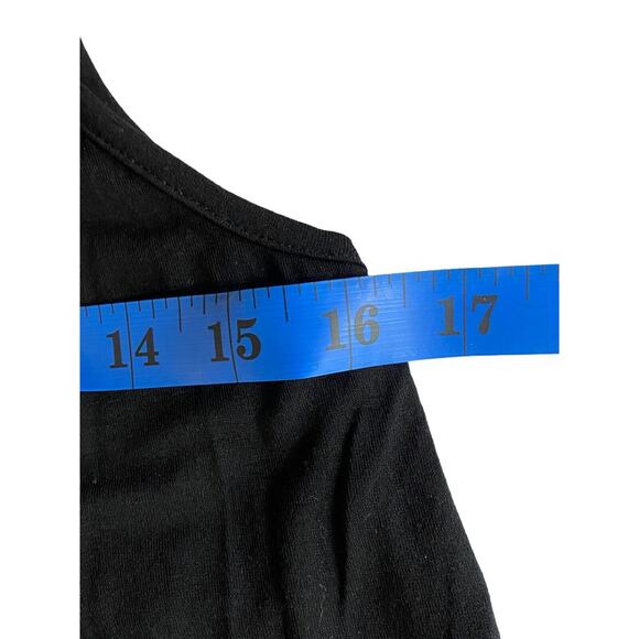 Preppy XXI Womens M Black Viscose Sequined Silver/Black Trim Bottom Sheath Dress - Picture 10 of 12